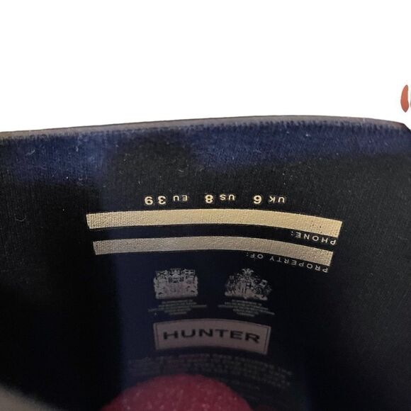 NWOT Hunter left shoe black size US8 - Picture 5 of 12